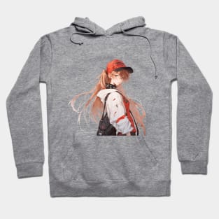 Asuka Langley Soryu evangelion Illustration streetwear 2 Hoodie